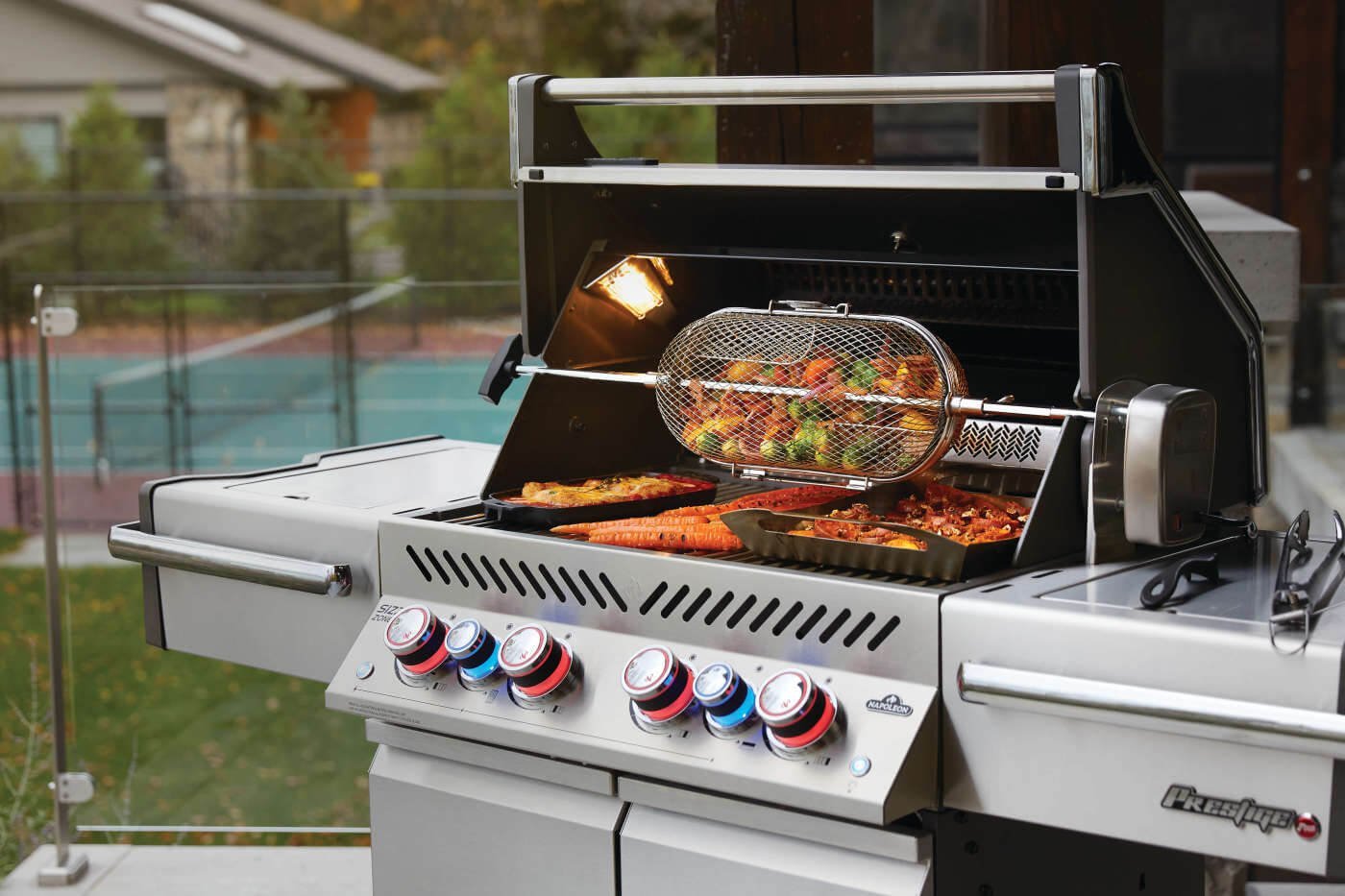 Napoleon Prestige PRO 500 Gas BBQ RSBI PRO500RSIBPSS-3-GB - Free Rotisserie - Image 8