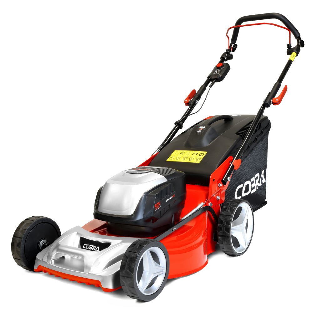Cobra MX4140VX 41cm 40V MAX+ Lithium-Ion Push Cordless Lawn Mower (with 4Ah Battery & Charger)