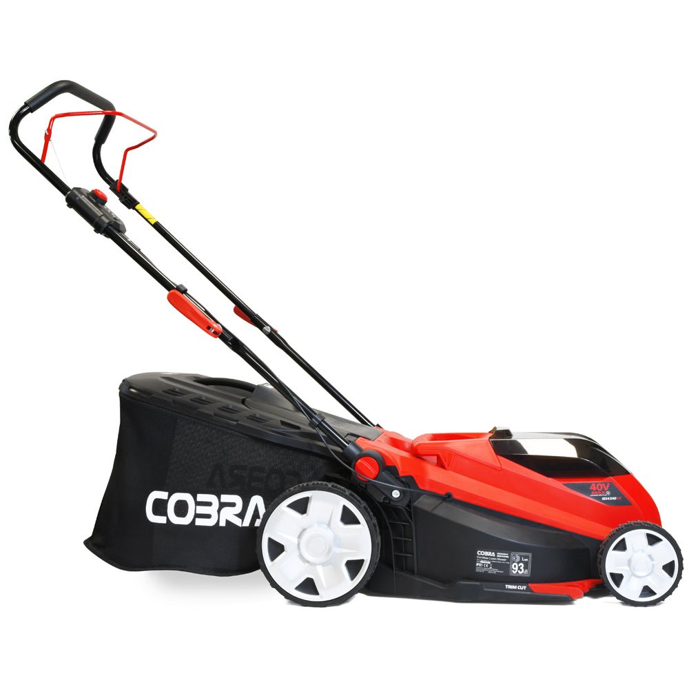 Cobra MX4340VX 43cm 40V MAX+ Lithium-Ion Push Cordless Lawn Mower (with 4Ah Battery & Charger)