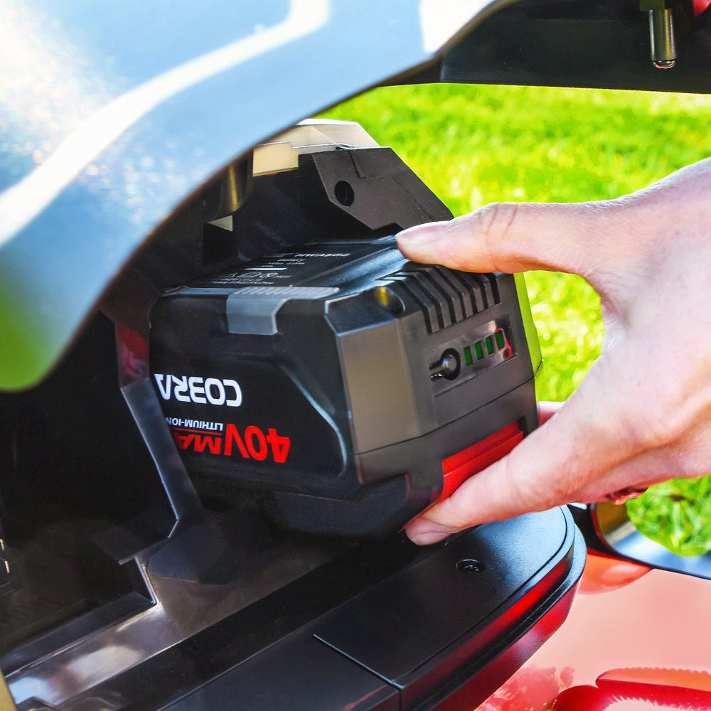 Cobra RM4340VX 40V MAX+ Push Rear Roller Cordless Lawn Mower (with 1 x 40V 4Ah Battery & Fast Charger)